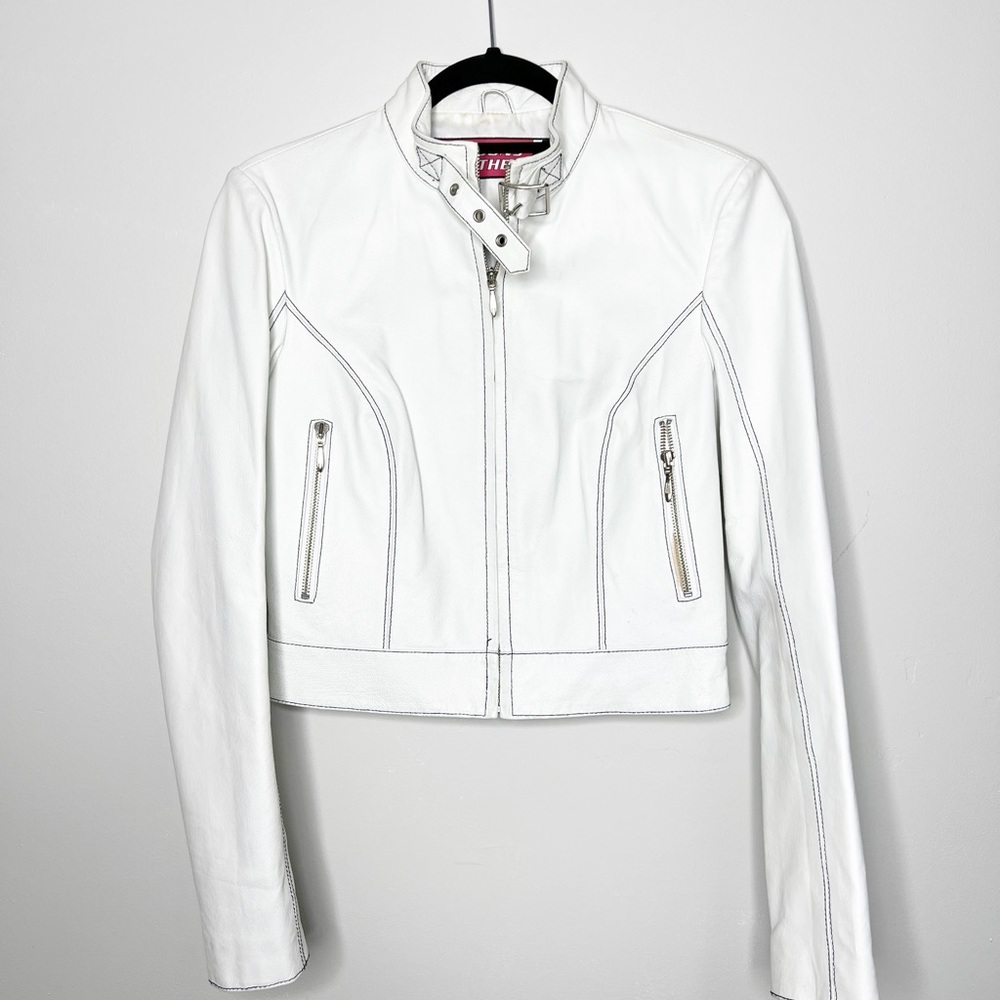 Wilsons Leather White Women's Leather Jacket